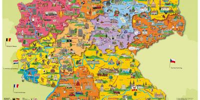 Alemanha atrações mapa
